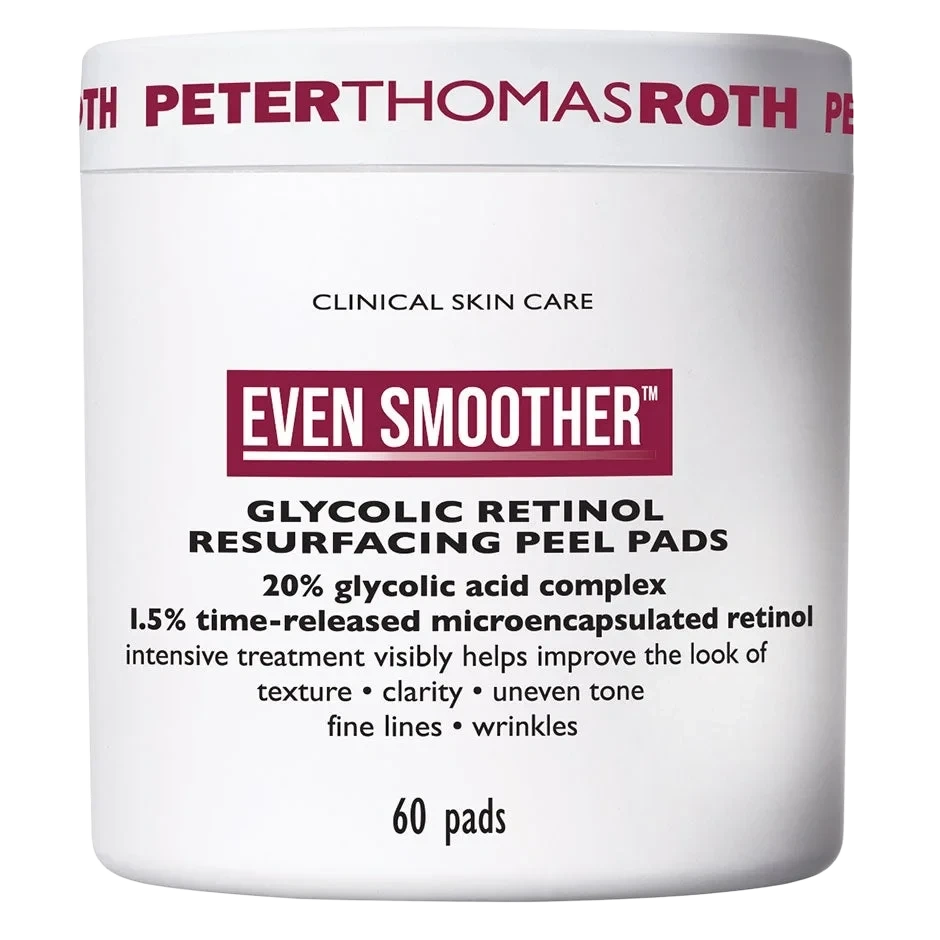 Peter Thomas Roth Even Smoother™ Glycolic Retinol Resurfacing Peel Pads