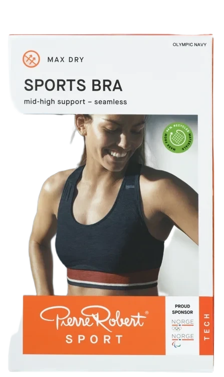 Sports Bra High Olympic Navy L Pierre-Robert