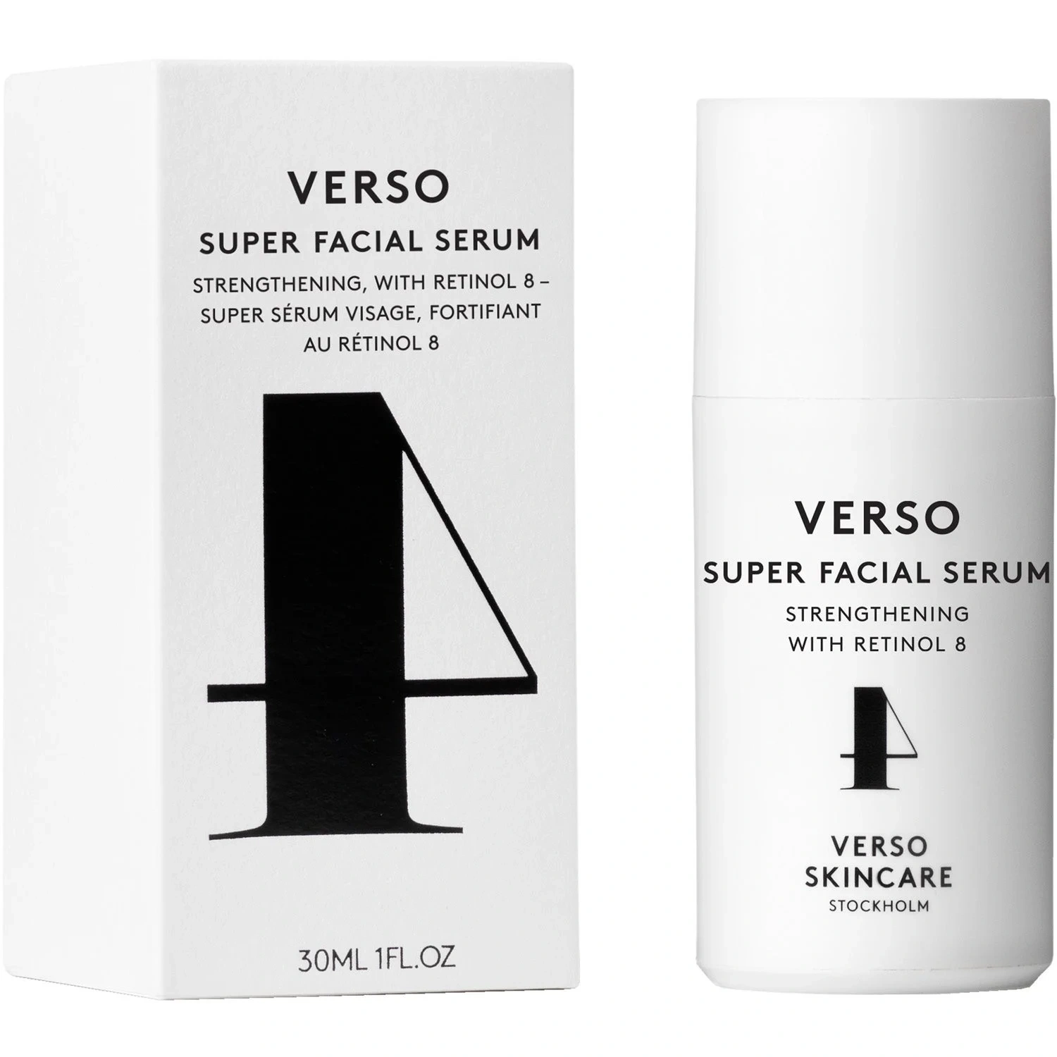 VERSO N°4 Super Facial Serum With Retinol 8 30 ml