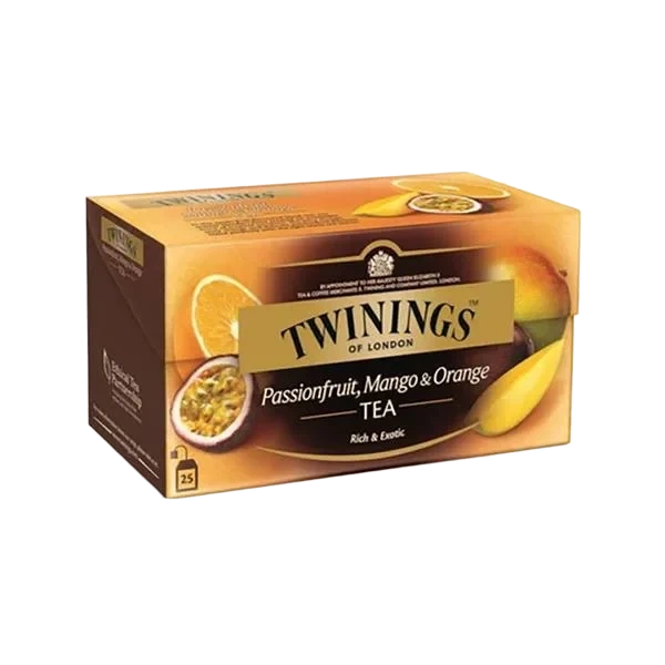 Twinings Pasjonsfrukt, Mango og Appelsin - 25 Teposer