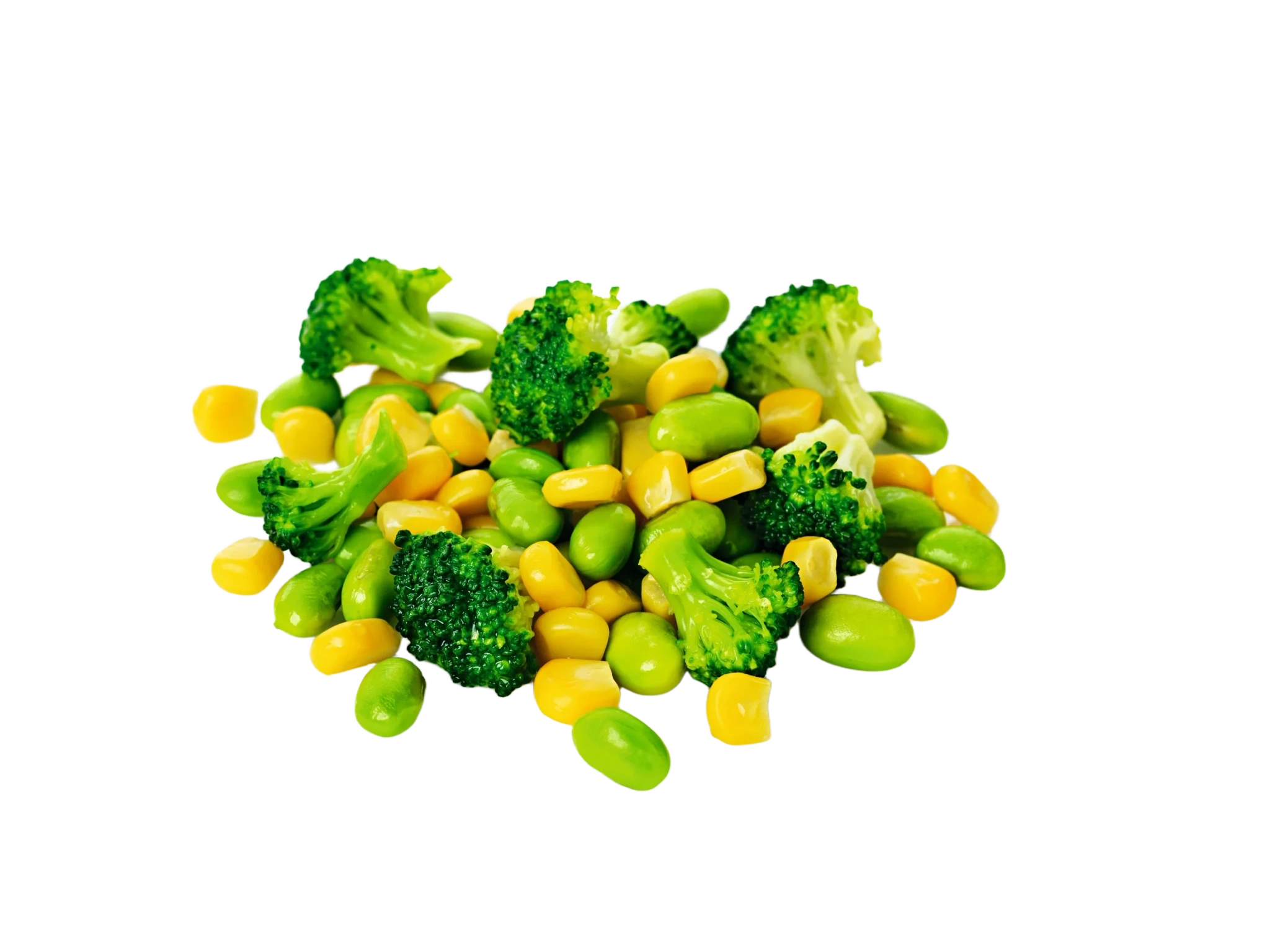 Grönsaksblandning med sojabönor