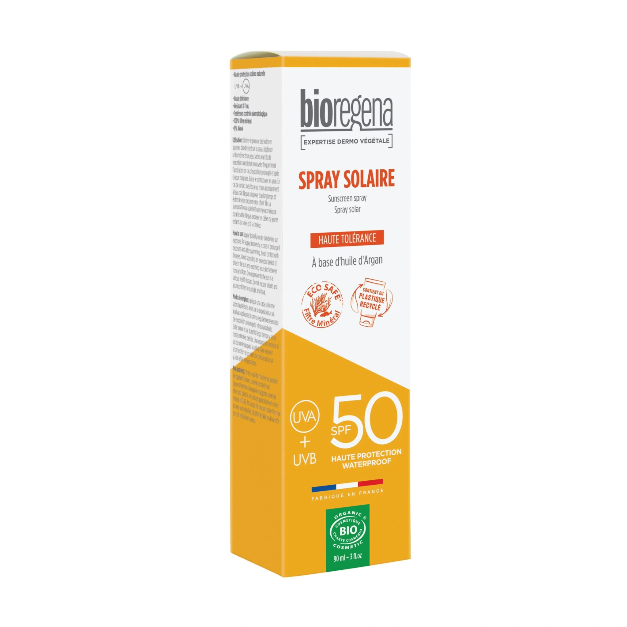 Bioregena Sunscreen Spray Face & Body SPF50, 90 ml