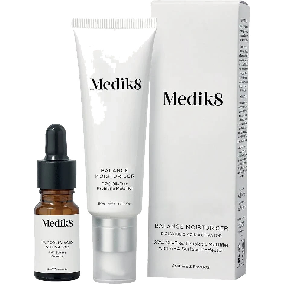 Medik8 Balance Moisturiser with Glycolic Acid Activator