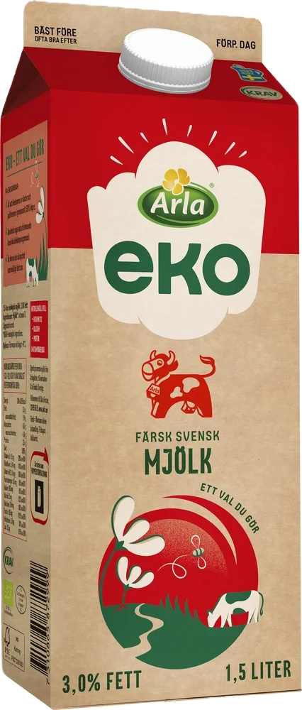 Färsk standardmjölk 3.0%