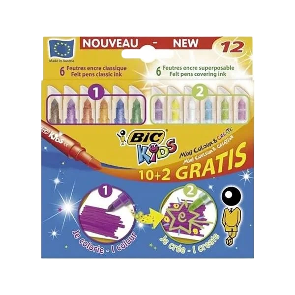 Kids Magiske Tusjer - 12pk