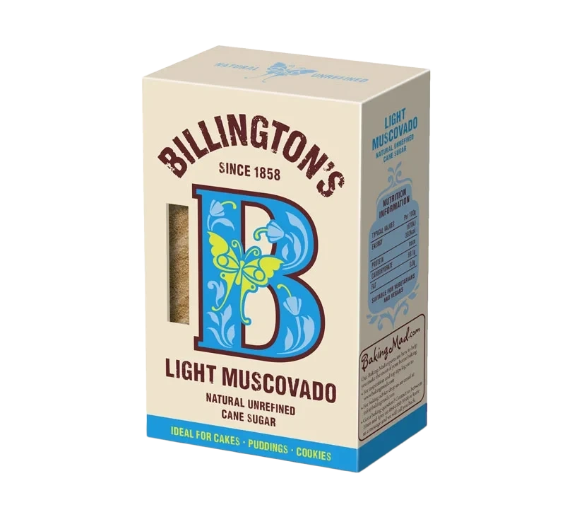 Lys Muscovado Uraffinert 500g Billingtons