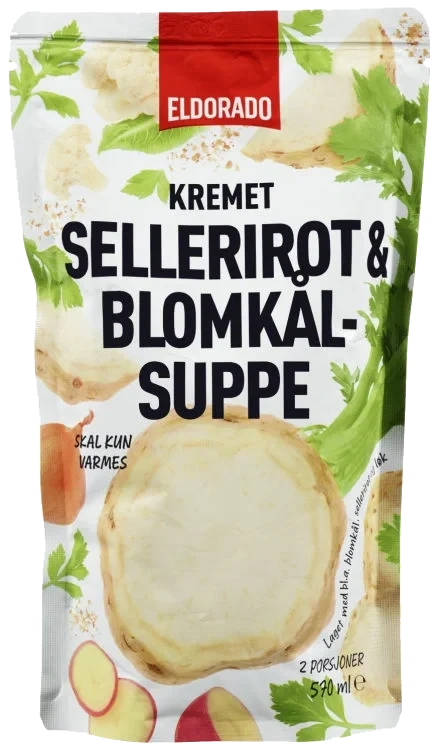 Sellerirot&blomkål Suppe 570ml Eldorado