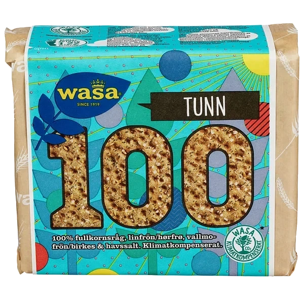 Wasa Knekkebrød 100 Frø & Havsalt 245g