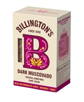 Mørk Muscovado Uraffinert 500g Billingtons