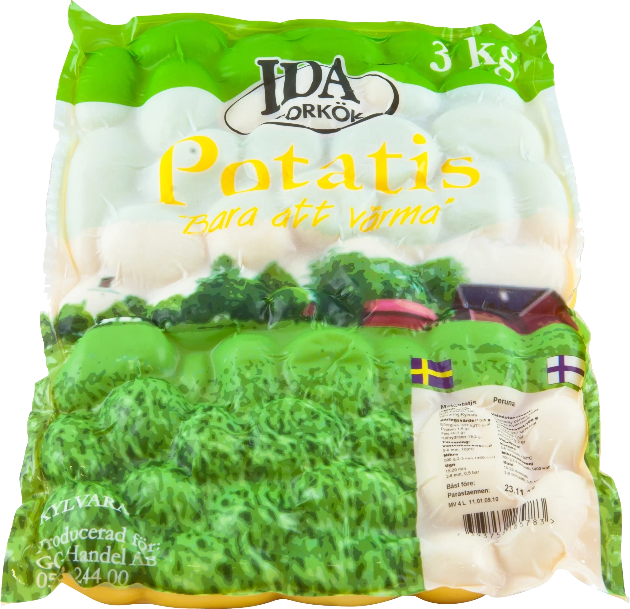 Potatis mat vakuum