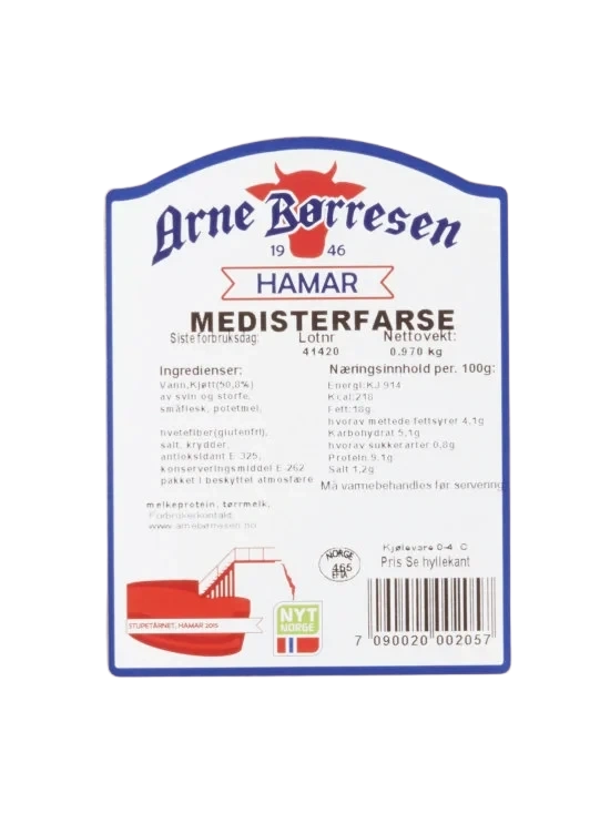 Medisterfarse 970g Arne Børresen