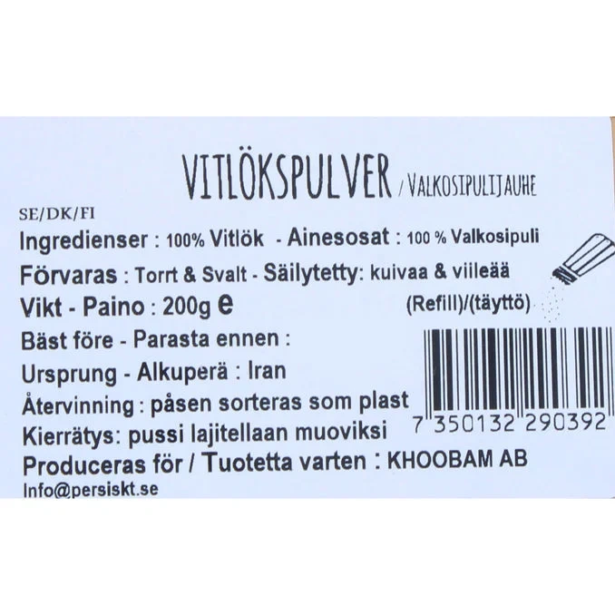 Vitlökspulver