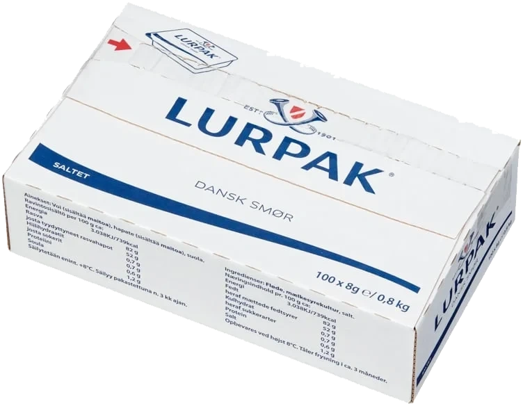 Lurpak Smør Porsjonspakning 100x8g