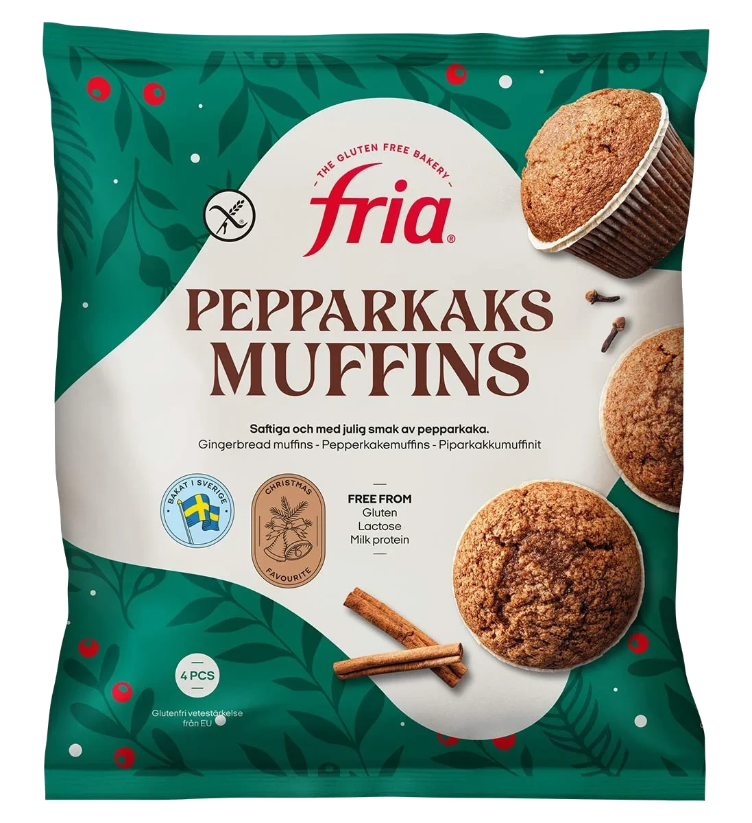 Pepparkaksmuffins