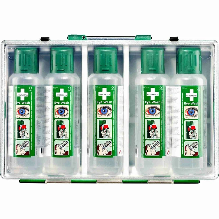 Cederroth Øyedusjflaske i koffert 5x500ml stk
