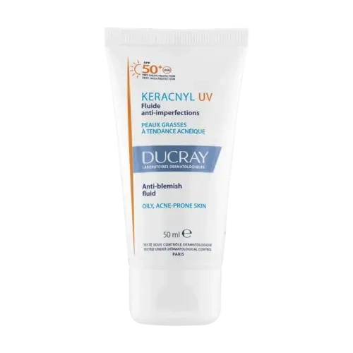 Ducray Keracnyl UV Fluid SPF50+ til uren hud 50 ml