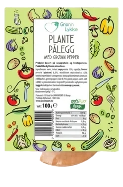 Plante Pålegg med Grønn Pepper
