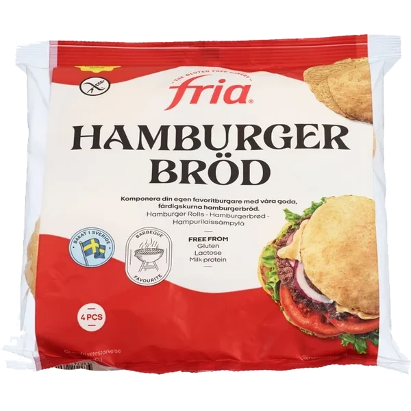Hamburgerbrød Glutenfri 280g Fria