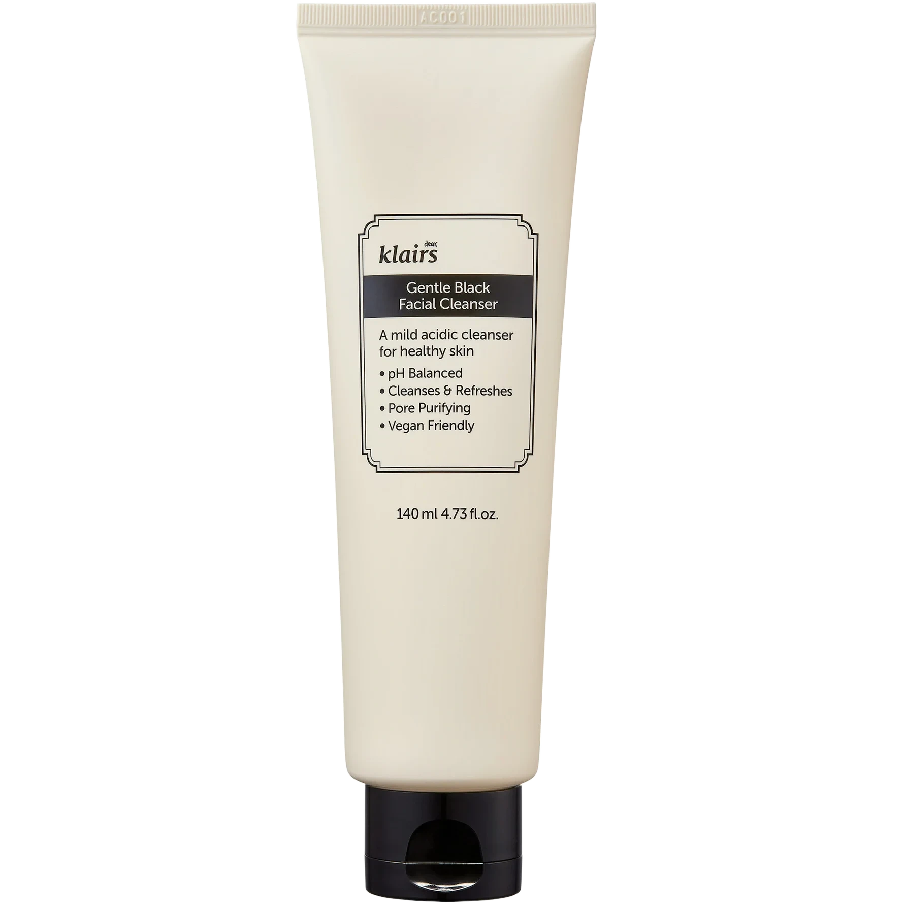 KLAIRS Gentle Black Facial Cleanser 140 ml