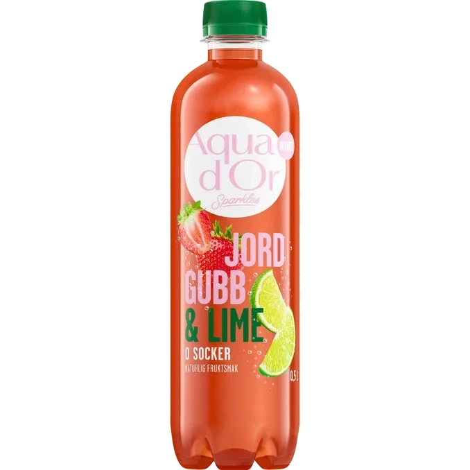 Kolsyrat Vatten Jordgubb & Lime