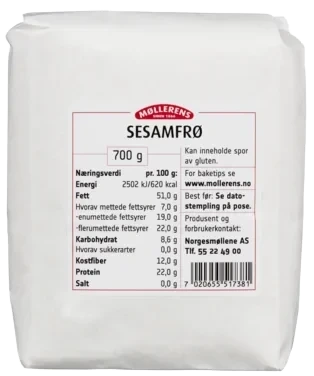 Sesamfrø 700g Møllerens