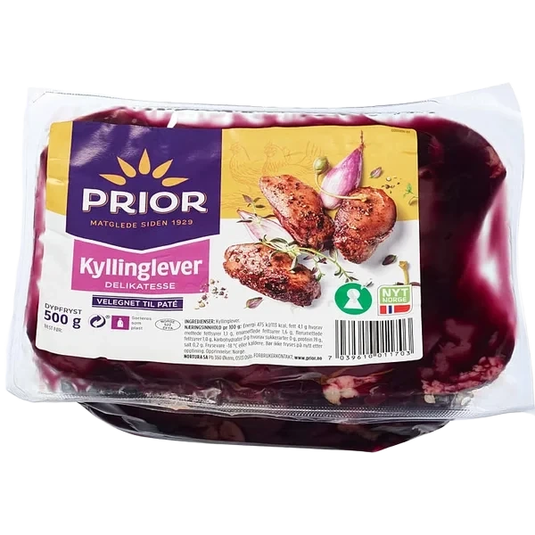 Kyllinglever 500g Prior