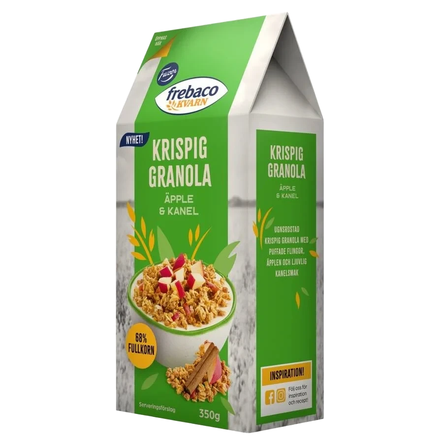 Krispig Granola Äpple /Kanel