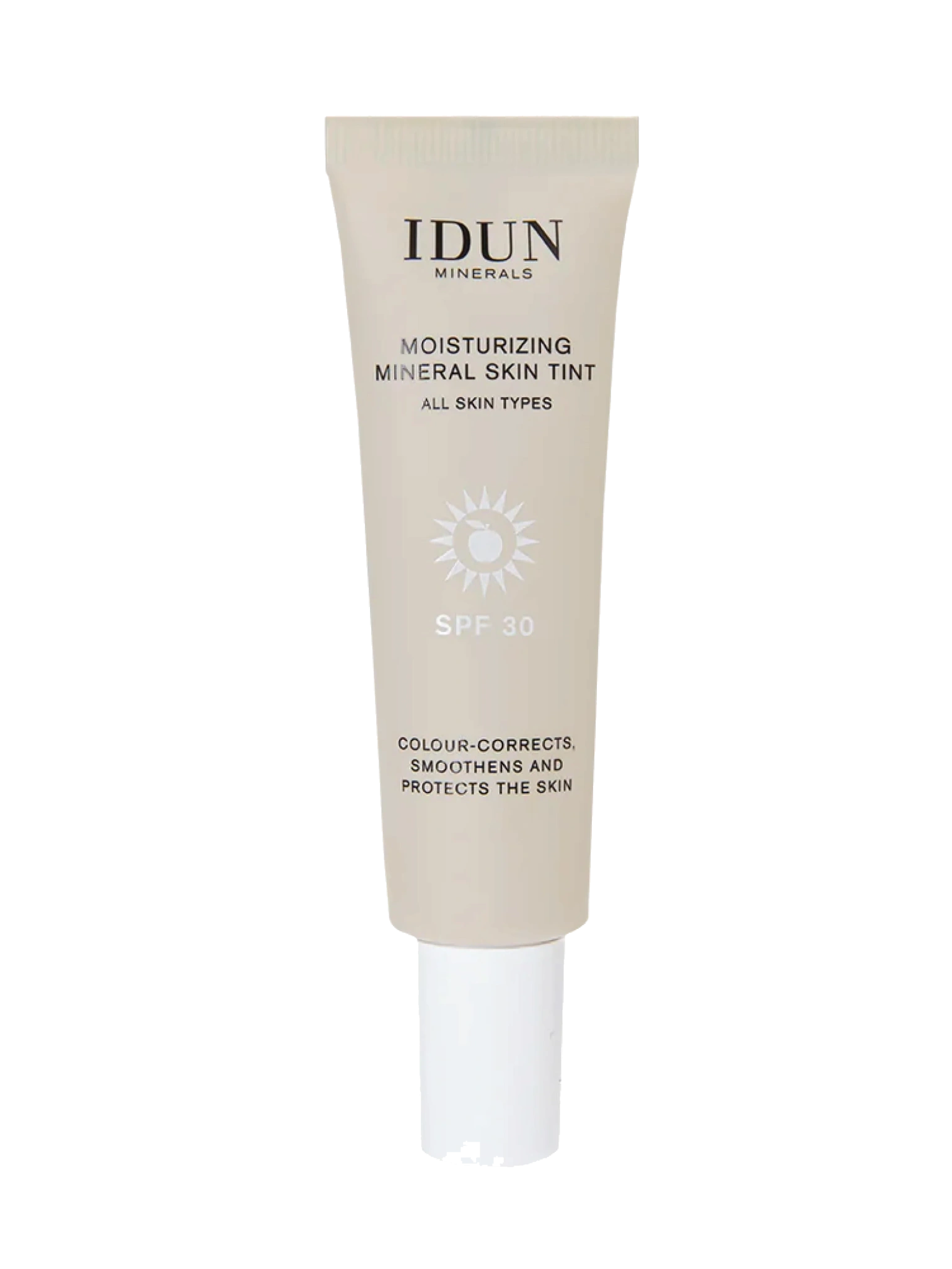 IDUN Minerals Moisturizing Mineral Skin Tint SPF 30, Tan/Deep, 27 ml