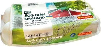 Ägg från Småland frig inne,10p, M-L