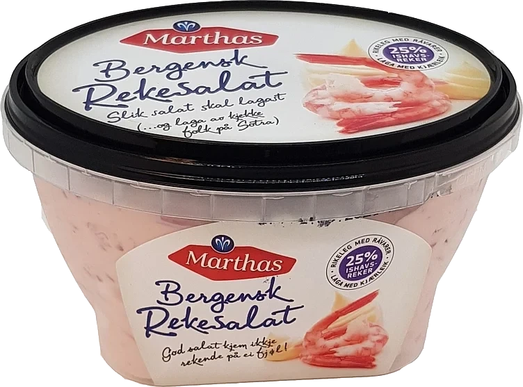 Bergensk Rekesalat 400g Marthas