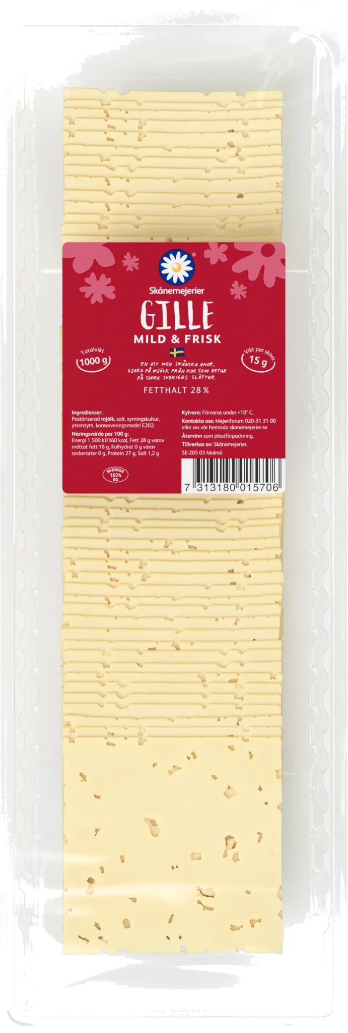 Gille 28% Mild skivad 15 g