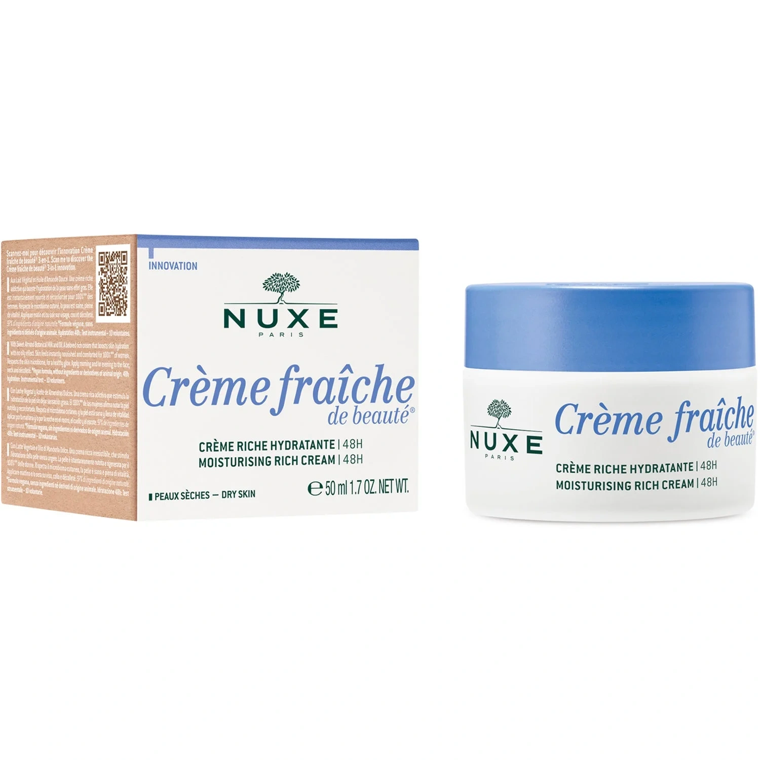Nuxe Crème fraîche® de beauté Moisturising Rich Cream 48H