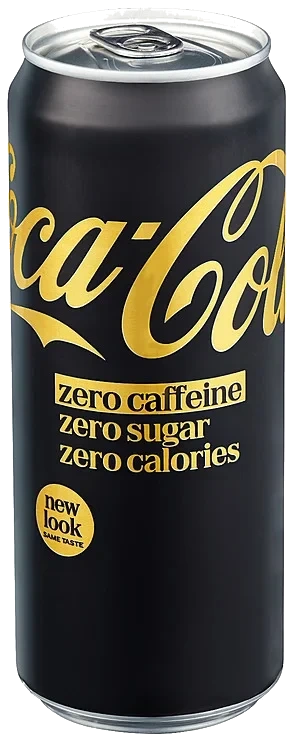 Coca-cola zero sugar zero caffeine sleek bx  20x33cl