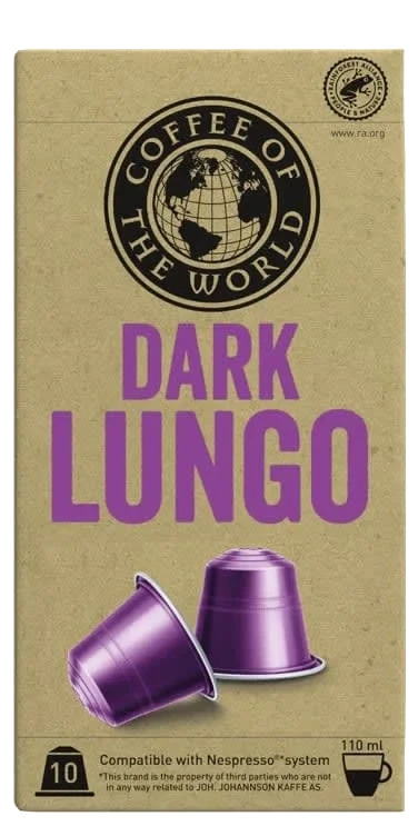 Cotw Lungo Dark Kaffekapsel 10stk