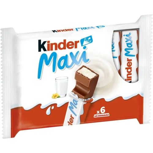 Maxi 6-pack Mjölkchokladbar