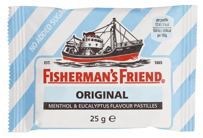 Fisherman's Friend Blå uten Sukker 25g
