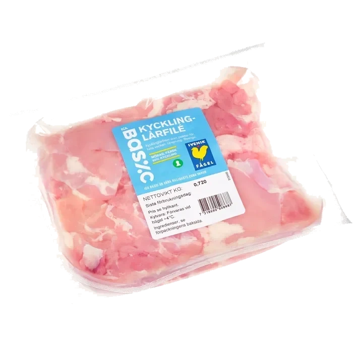 Kycklinglårfilé Färsk Mörad 720g ICA Basic