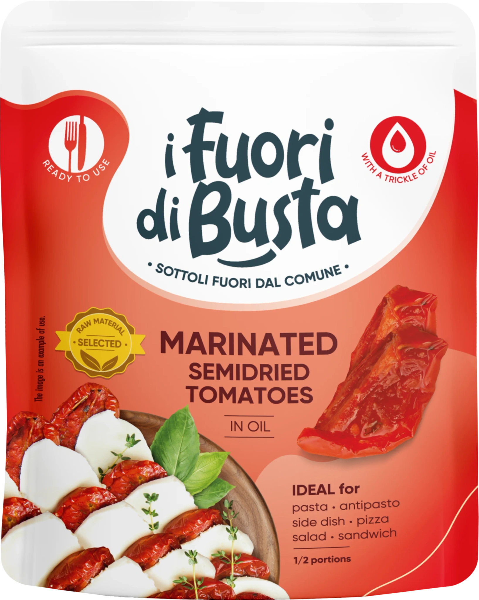 Marinated Semidried Tomatoes