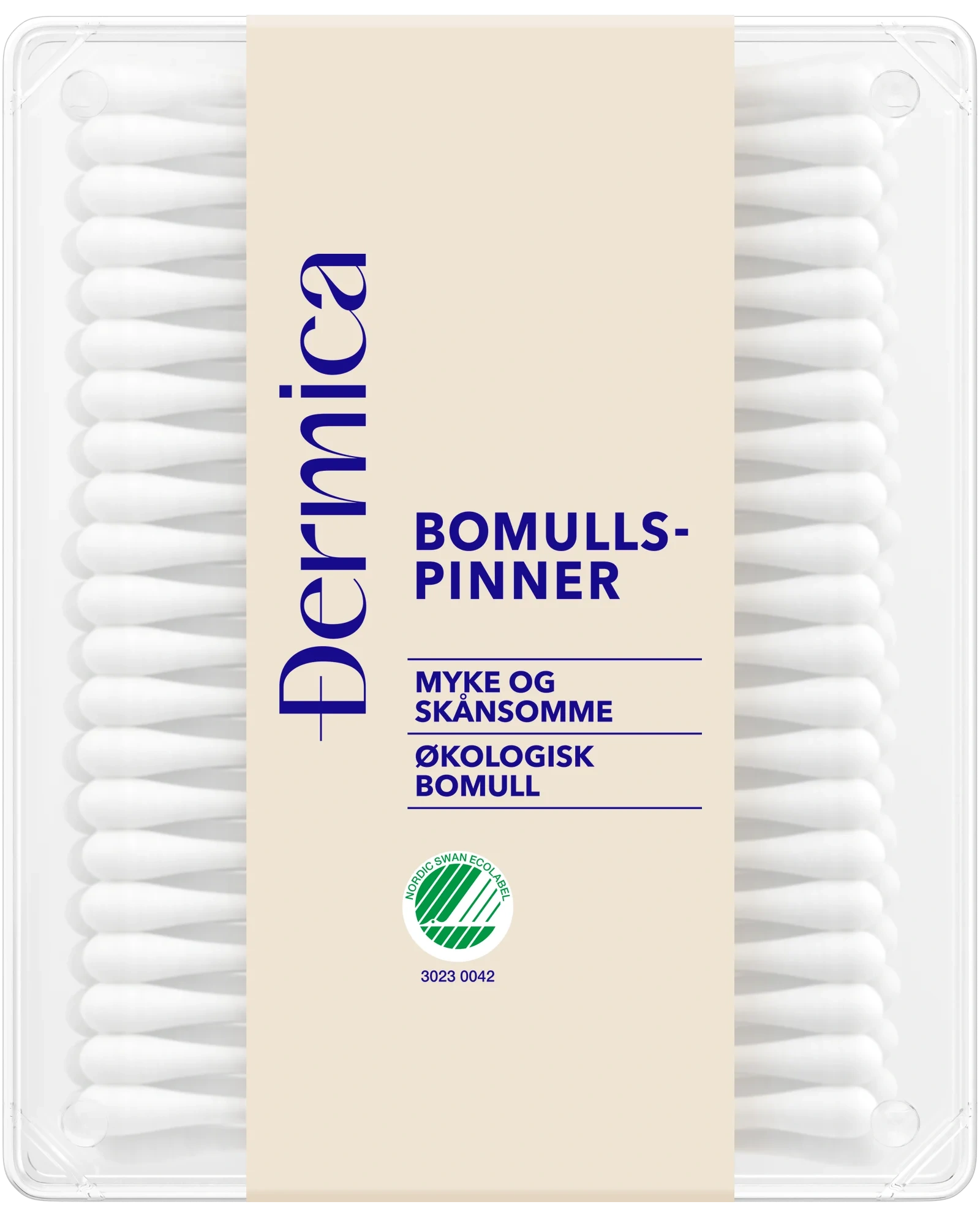 Dermica bomullspinner 200 stk
