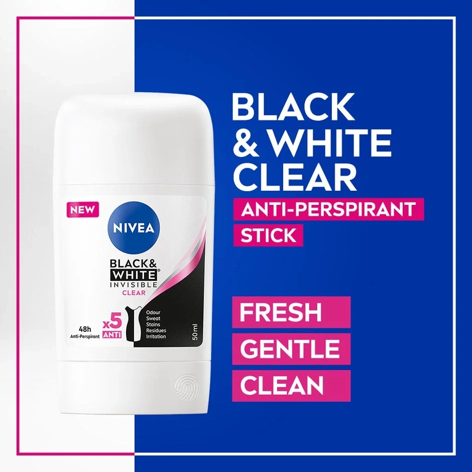 NIVEA Black & White Anti-Perspirant Stick