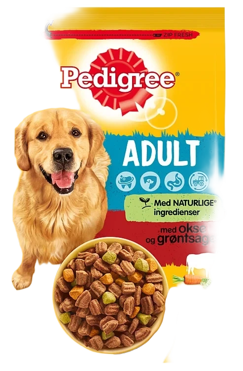 Pedigree® Adult Oksekjøtt Tørrför 3kg