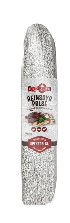 Reinsdyrpølse 750g Toten Kjøtt