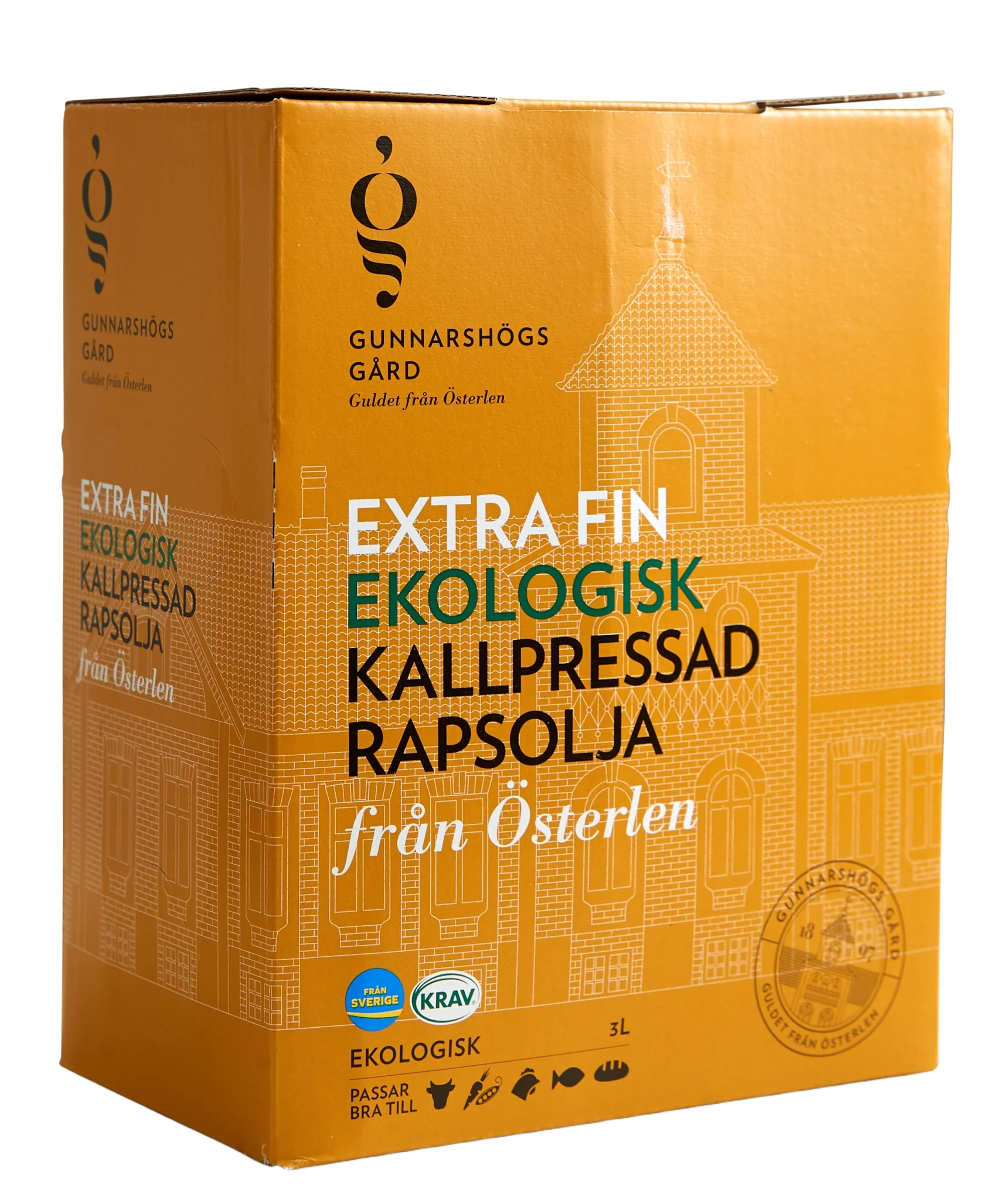 Kallpressad rapsolja EKO Bag-in-box
