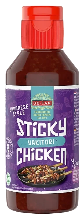Sticky Chicken Yakitori Sauce 220ml Go-Tan