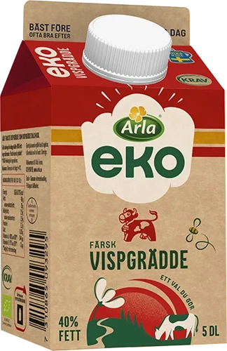 Eko färsk vispgrädde 40%