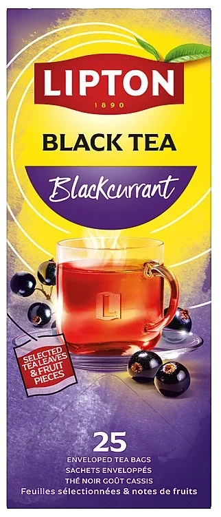Lipton blackcurrant tea 40g  25bg