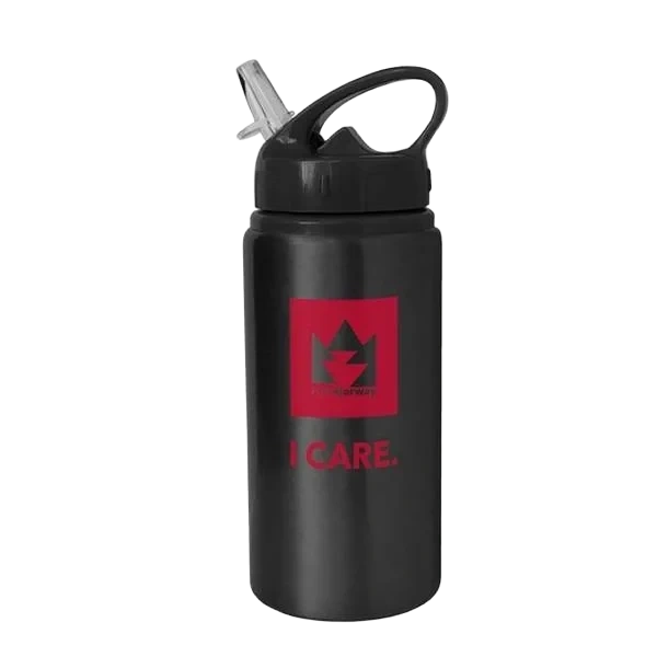 Drikkeflaske ALU 0,5l - Sort