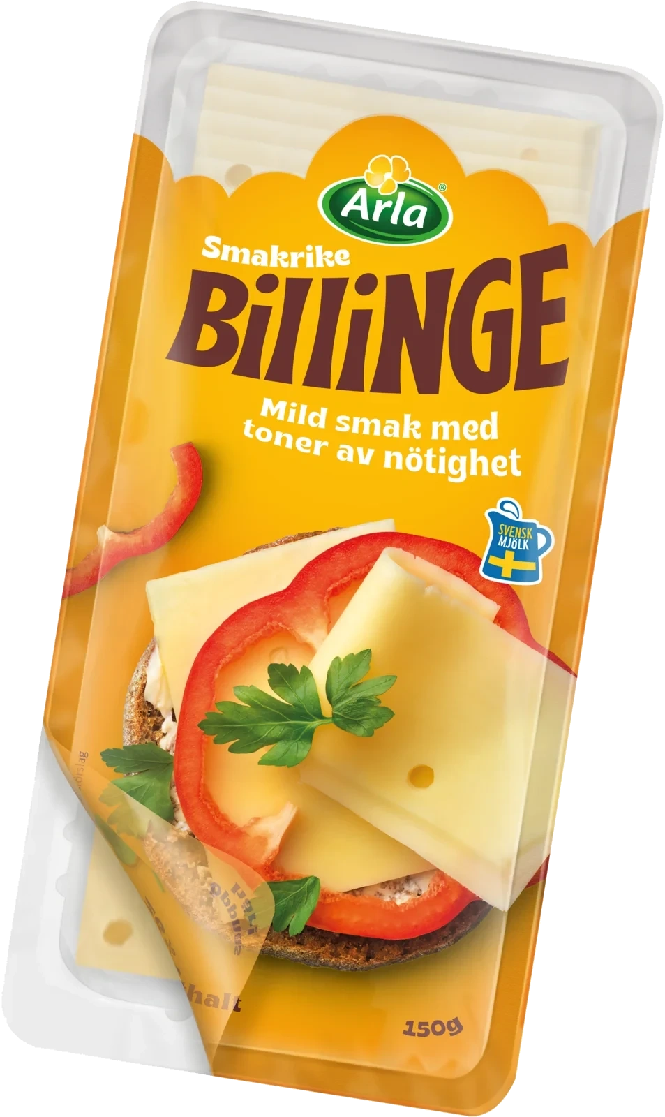 Billinge skivad ost 26% 150g