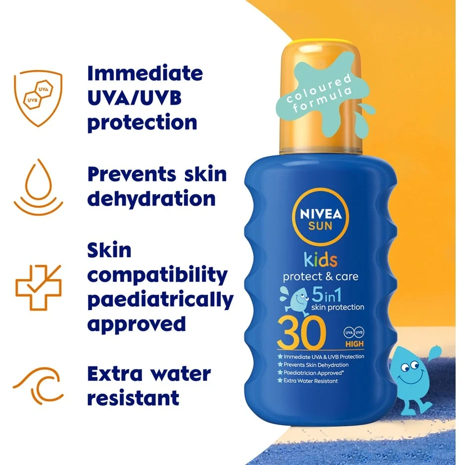 NIVEA Protect & Moisture Kids Sun Spray SPF30