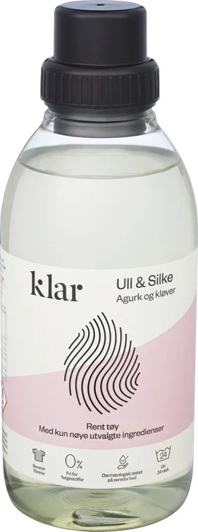 Klar Tøyvask Ull og Silke 600ml